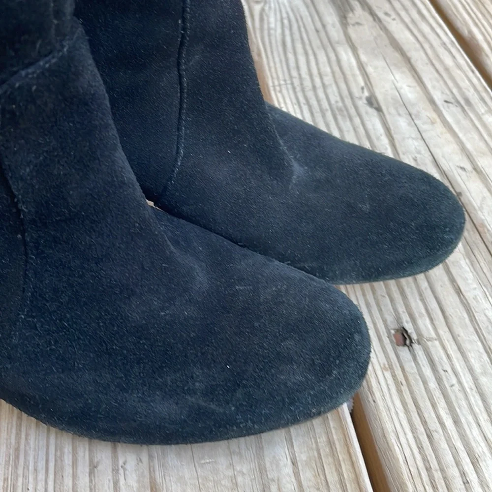Vince Camuto Cherline Black Suede Over-the-Knee Boots Size 7.5